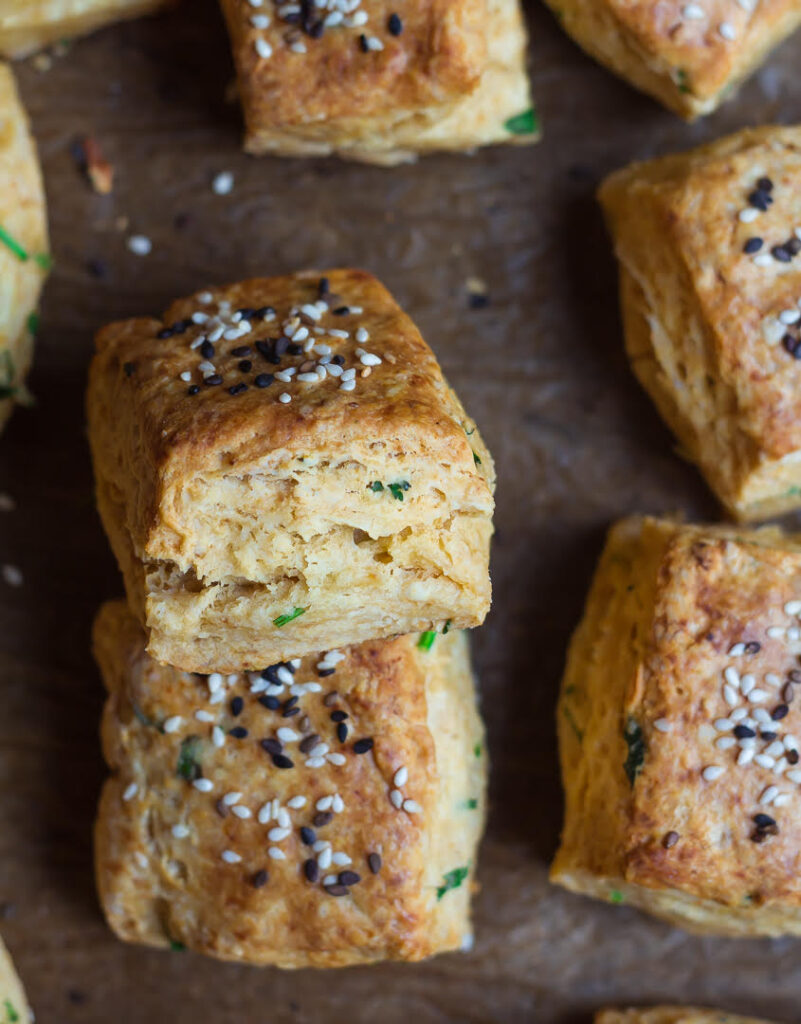 Easy Miso Scones |eggless Miso Scones/ Biscuits
