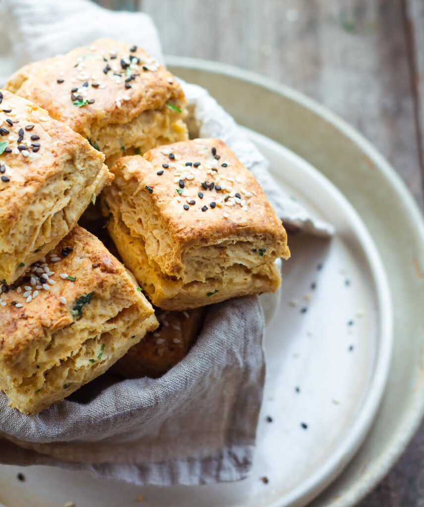 Easy Miso Scones |eggless Miso Scones/ Biscuits