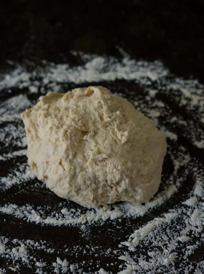 Ready to knead dough for Easy Sourdough Discard Bread | Easy bread recipe