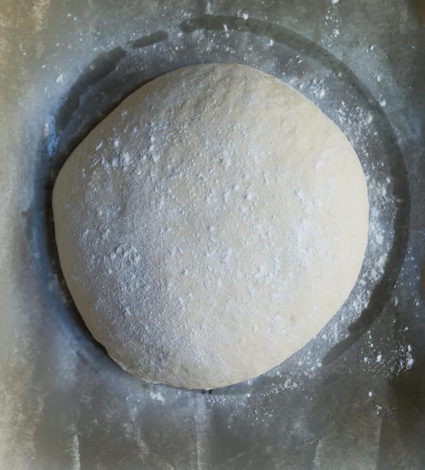 Dough after 2nd proofing