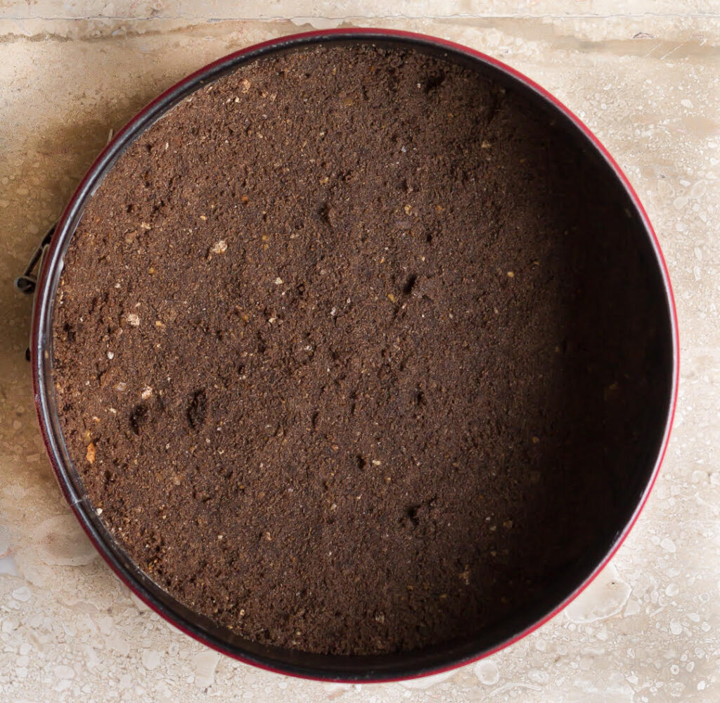 Base for Espresso Cheesecake | Eggless Coffee Cheesecake Recipe