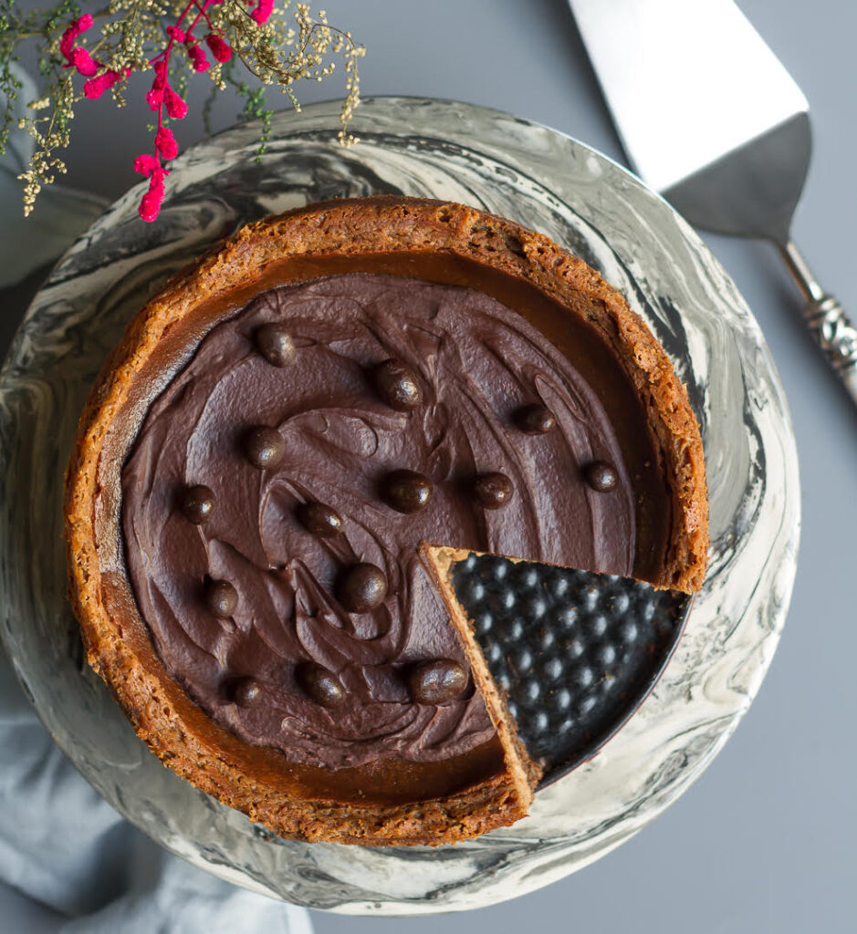 Espresso Cheesecake | Eggless Coffee Cheesecake Recipe