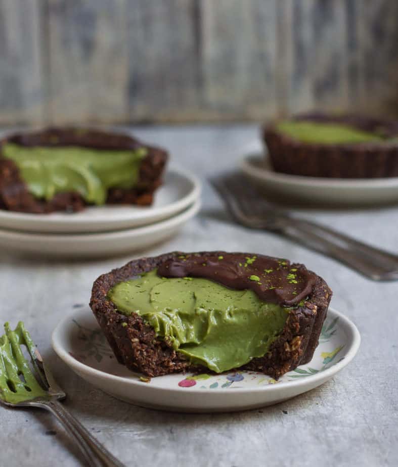Vegan Matcha Tart | Easy refined sugar-free matcha tart recipe
