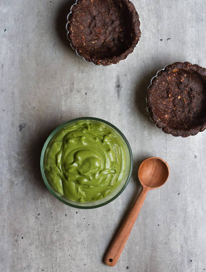 Vegan Matcha Tart | Easy refined sugar-free matcha tart recipe