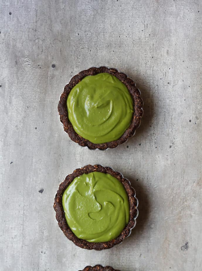Vegan Matcha Tart | Easy refined sugar-free matcha tart recipe