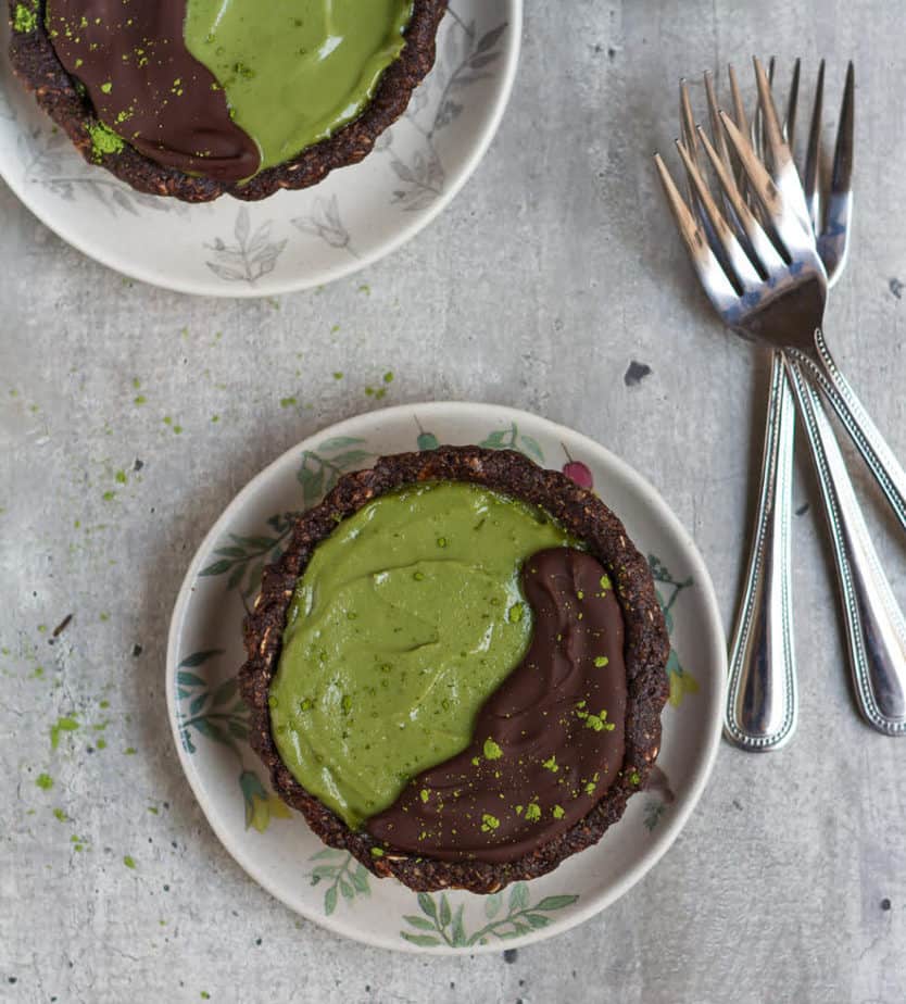 Vegan Matcha Tart | Easy refined sugar-free matcha tart recipe