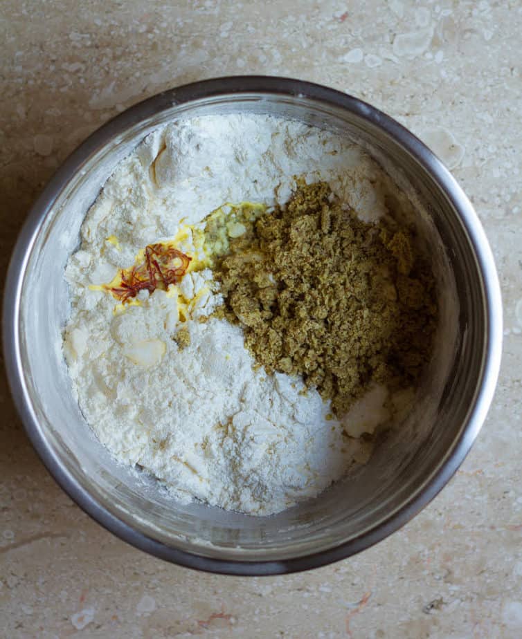 Eggless Thandai Cookies | Easy thandai shortbread cookies | Spiced shortbread cookies