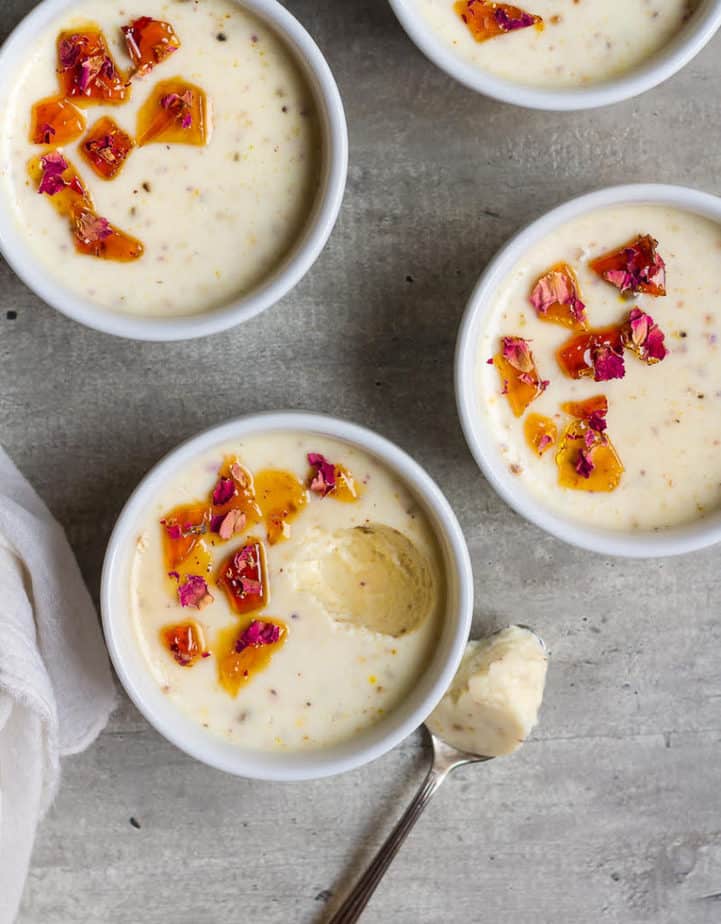 Thandai Baked Yogurt | Easy 3 ingredient Gluten-free Baked Yogurt Recipe