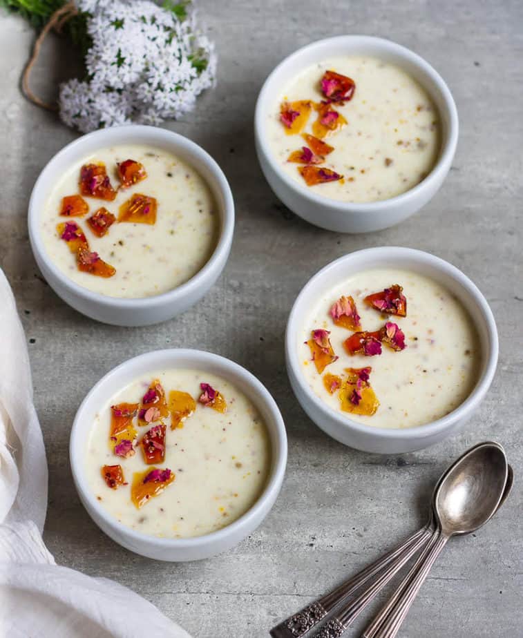 Thandai Baked Yogurt | Easy 3 ingredient Gluten-free Baked Yogurt Recipe