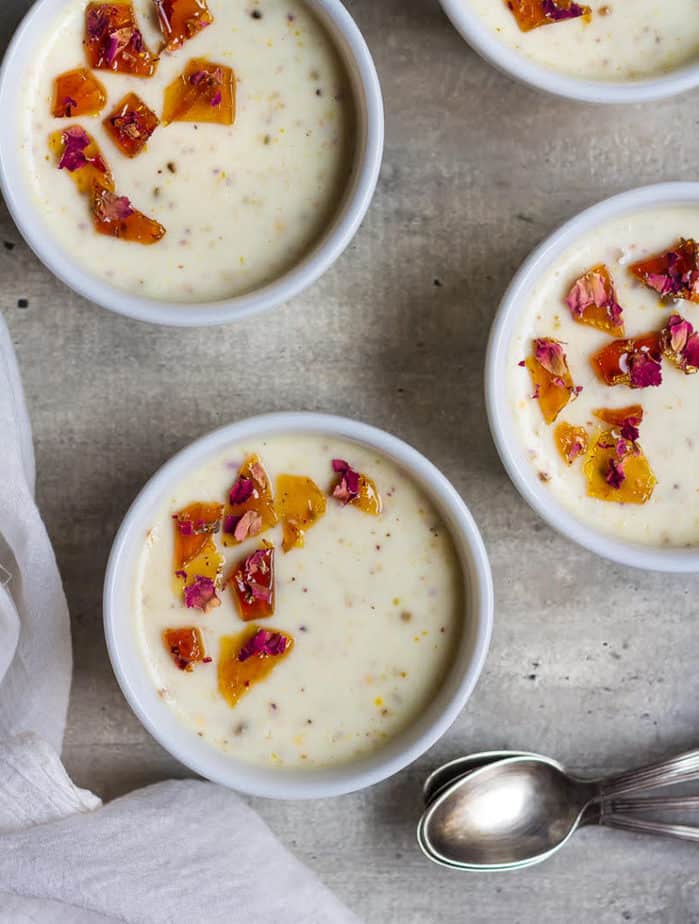Thandai Baked Yogurt | Easy 3 ingredient Gluten-free Baked Yogurt Recipe
