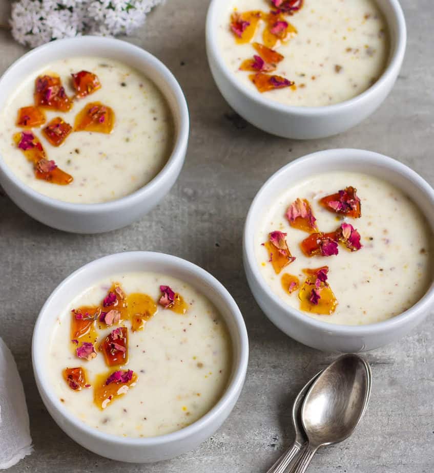 Thandai Baked Yogurt | Easy 3 ingredient Gluten-free Baked Yogurt Recipe