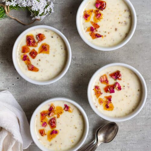 Thandai Baked Yogurt | Easy 3 ingredient Gluten-free Baked Yogurt Recipe