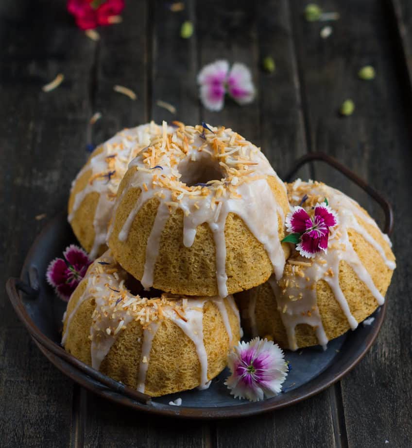 Coconut Cardamom Cake | Vegan Coconut Cake