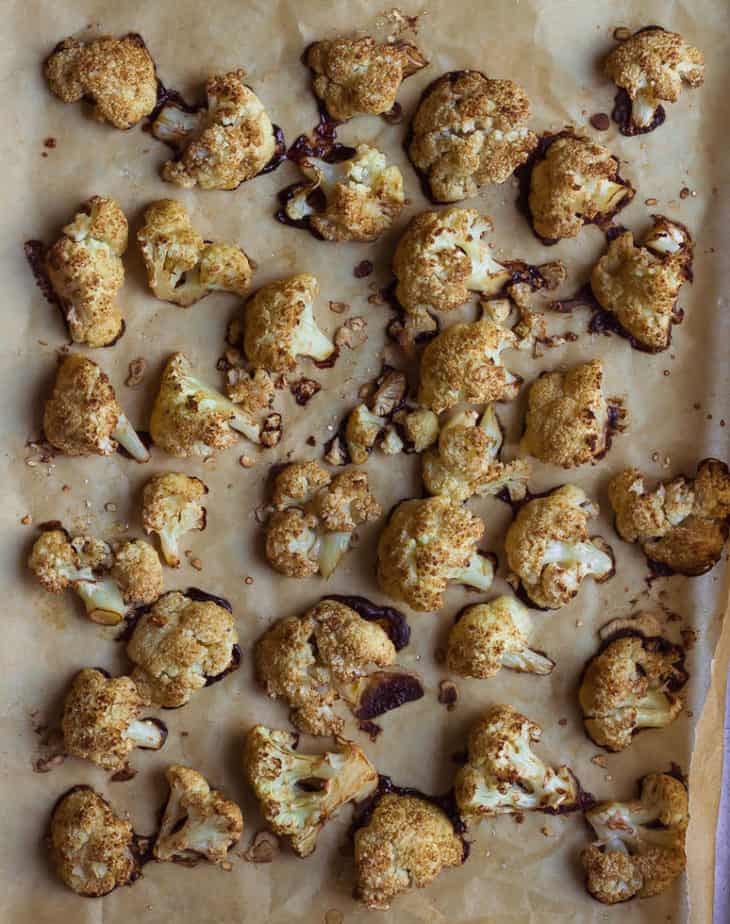 Kung Pao Cauliflower | Baked Vegan Cauliflower Kung Pao Recipe