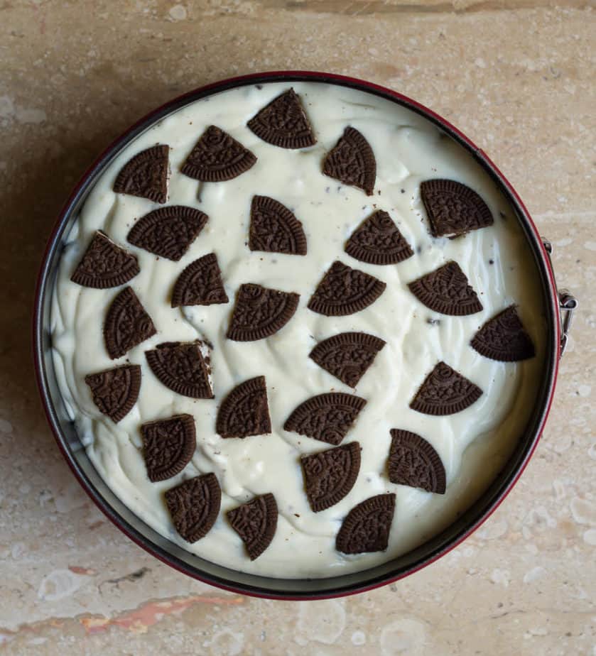 Oreo Cheesecake | Easy baked Oreo cheesecake recipe