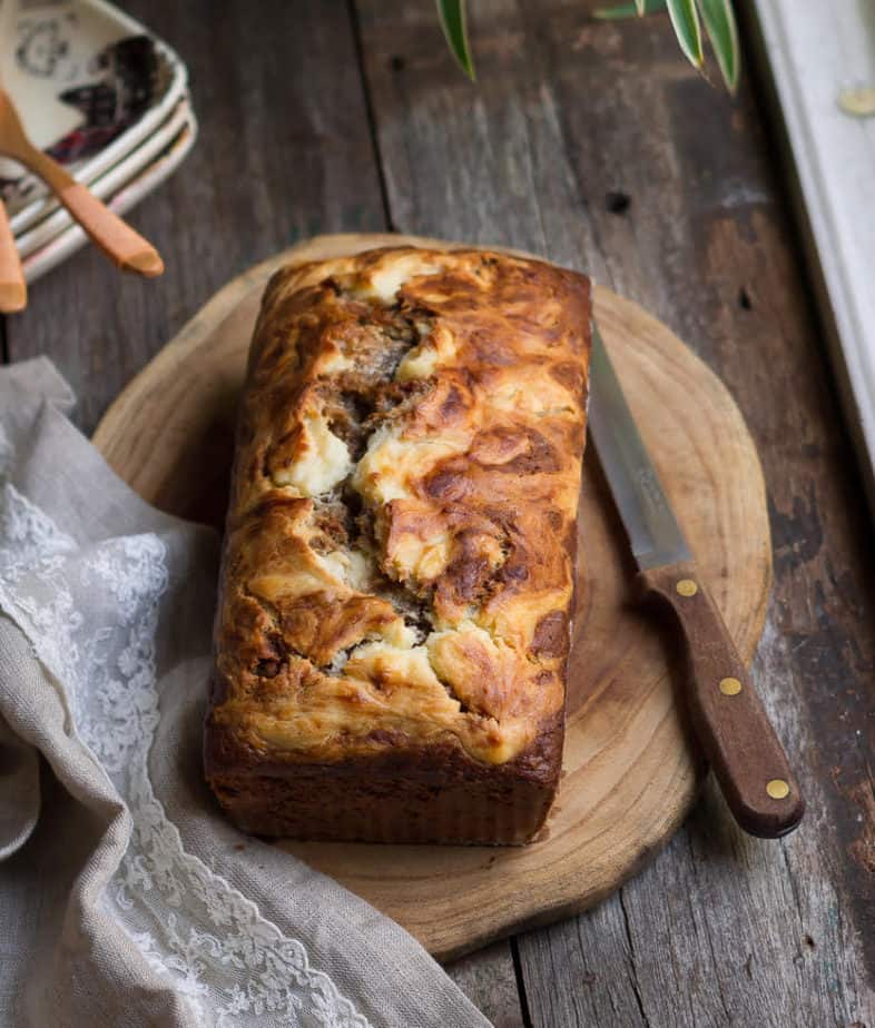 Cream Cheese Swirl Banana Bread | Easy Banana Bread with Cream Cheese