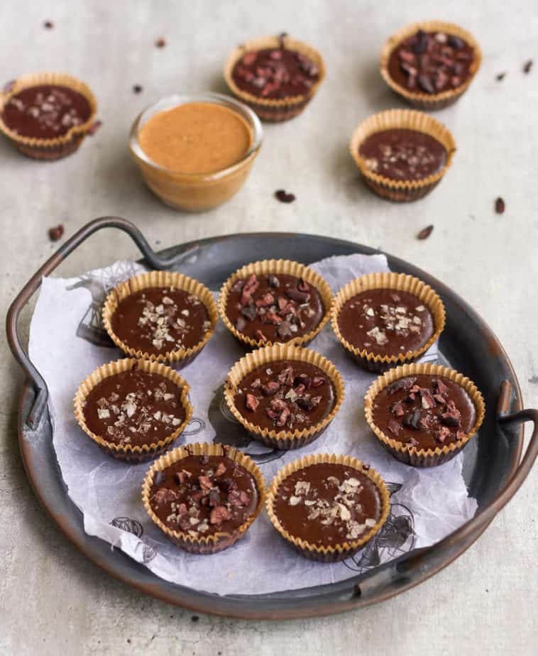 Almond Butter Cups | Easy 3 ingredient vegan recipe