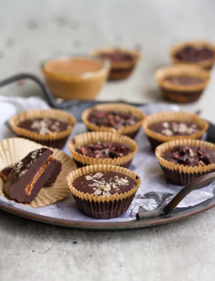 Almond Butter Cups | Easy 3 ingredient vegan recipe