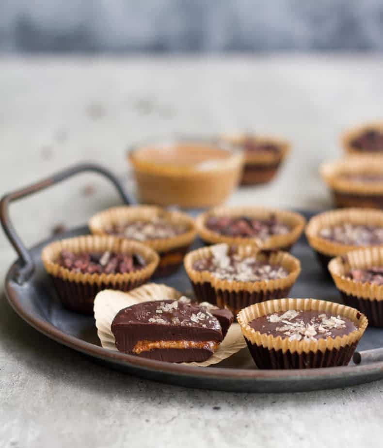 Almond Butter Cups | Easy 3 ingredient vegan recipe