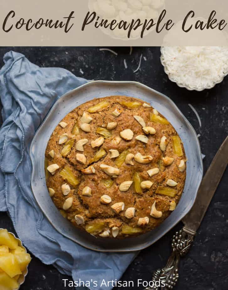 Coconut Pineapple Cake | Easy Vegan Coconut Pineapple Cake