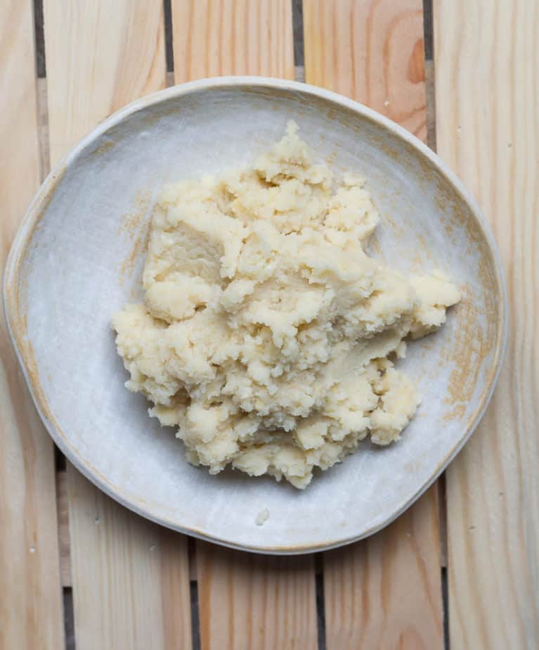 Ready mixture for Homemade Marzipan Recipe | Easy vegan 4 ingredient marzipan recipe