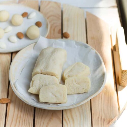 Homemade Marzipan Recipe ( almond paste)
