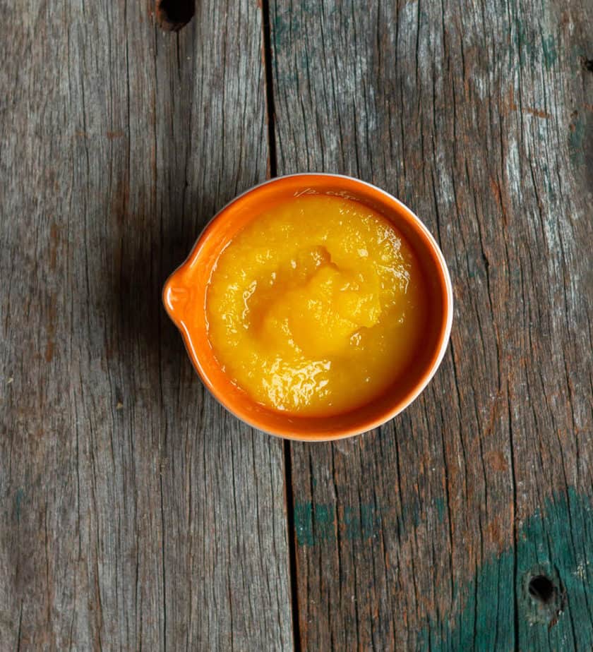 Pumpkin Puree in a bowl.