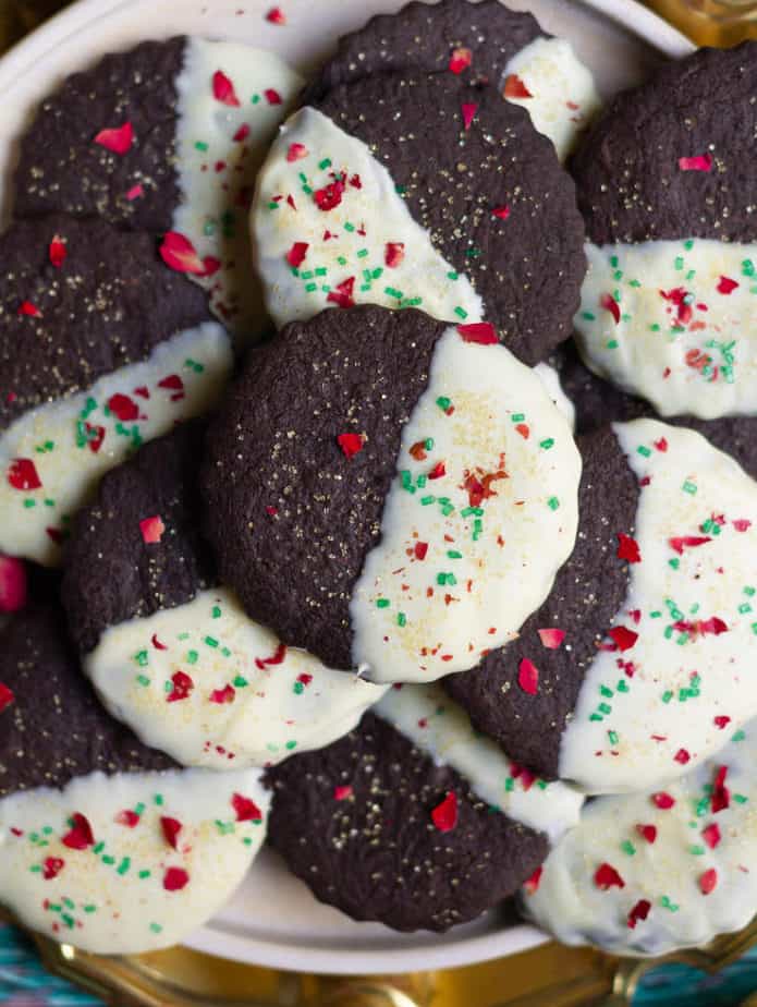 Chai Spice Chocolate Cookies | Easy Chai spiced cookies
