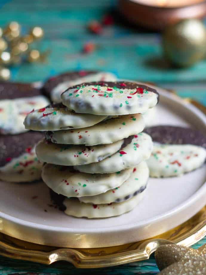Chai Spice Chocolate Cookies | Easy Chai spiced cookies