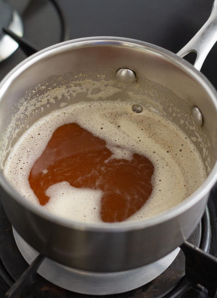 Brown butter for making French Financiers