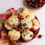 Cherry Cheesecake Muffins | Eggless Cherry Cream Cheese Muffins