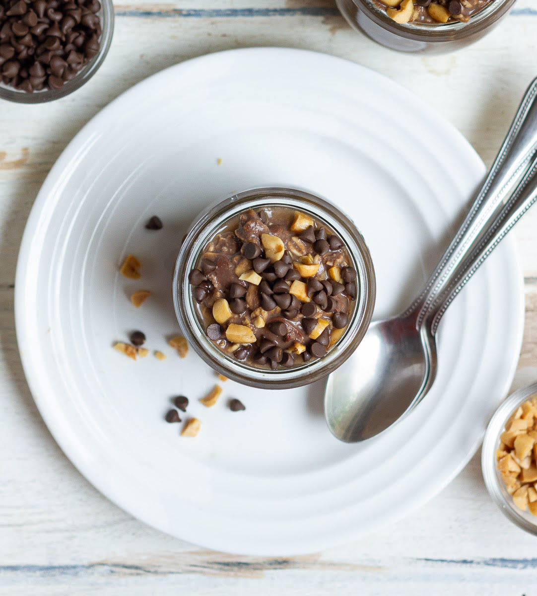 Snickers Overnight Oats | Healthy Overnight Oats Recipe