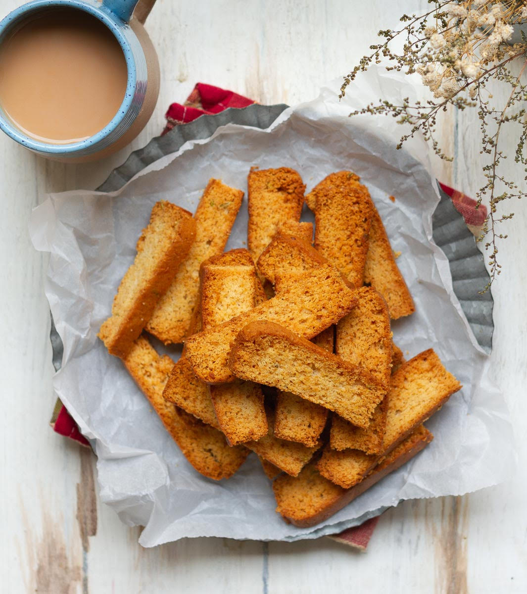 The Easiest Indian Cake Rusk ( Eggless)
