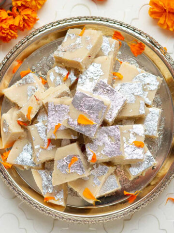 Almond burfi