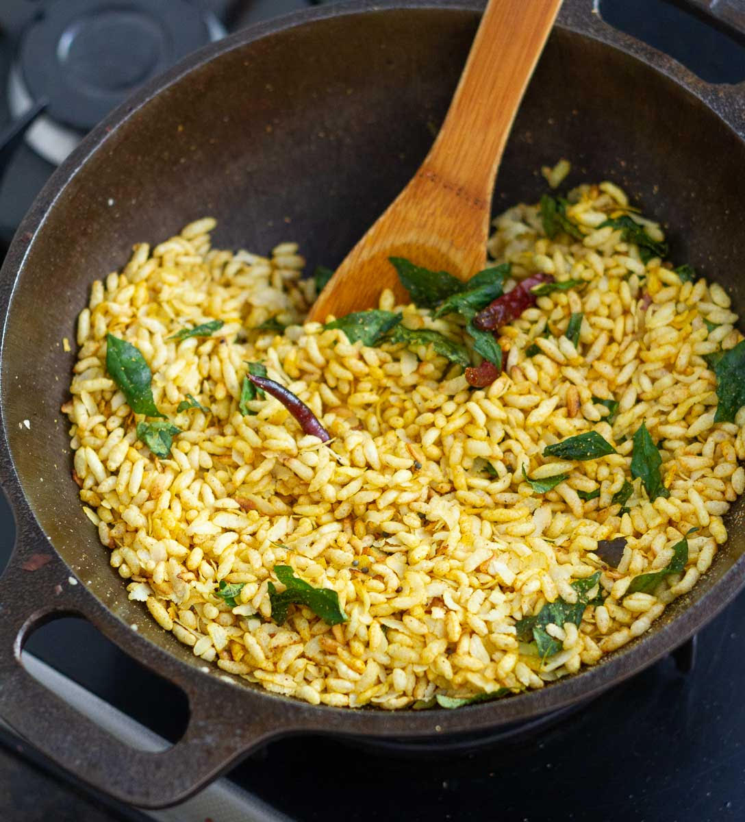 Add spices to the mix
