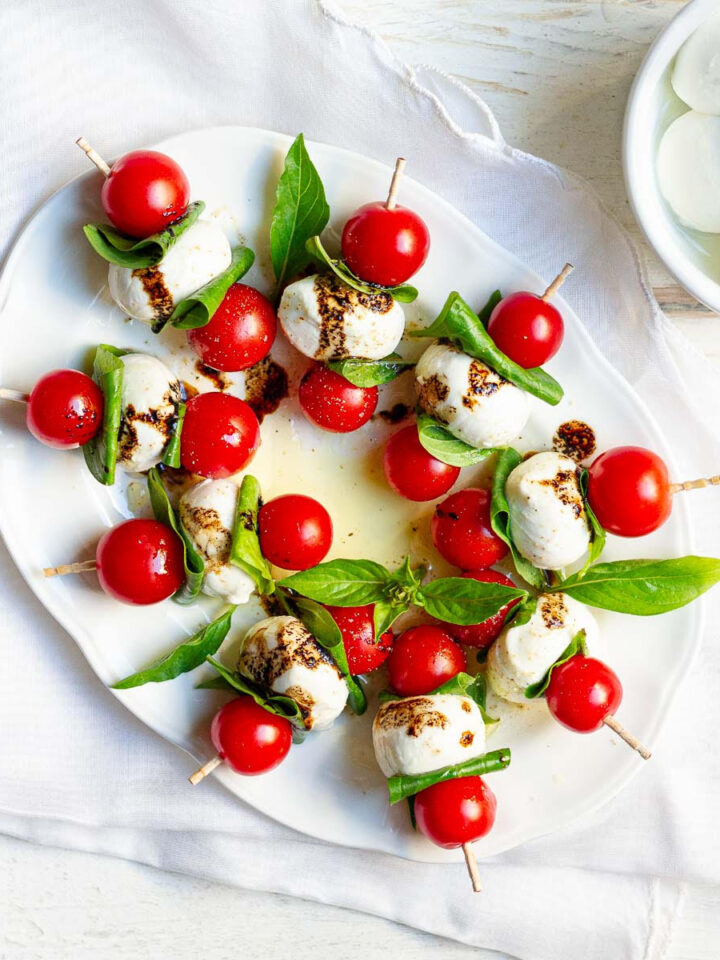 Delicious Caprese Salad Skewers