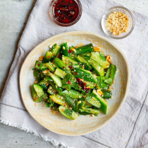 Smashed Asian Cucumber Salad