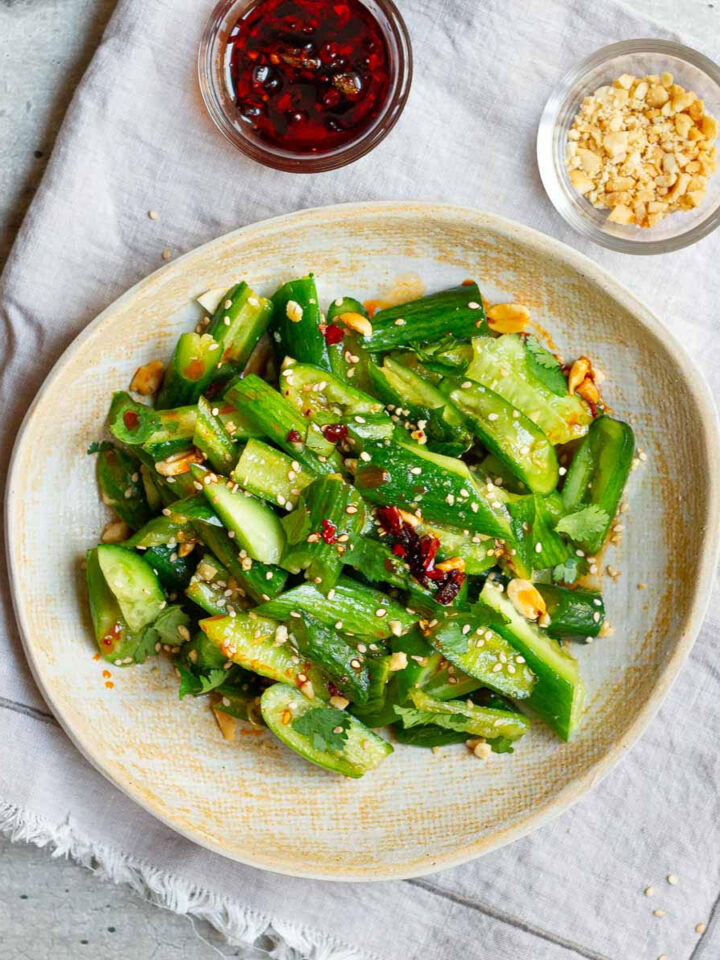 Smashed Asian Cucumber Salad