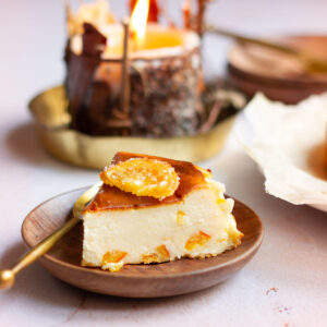 Orange Basque Cheesecake