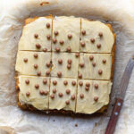 Banana Blondies with Brown Butter Icing
