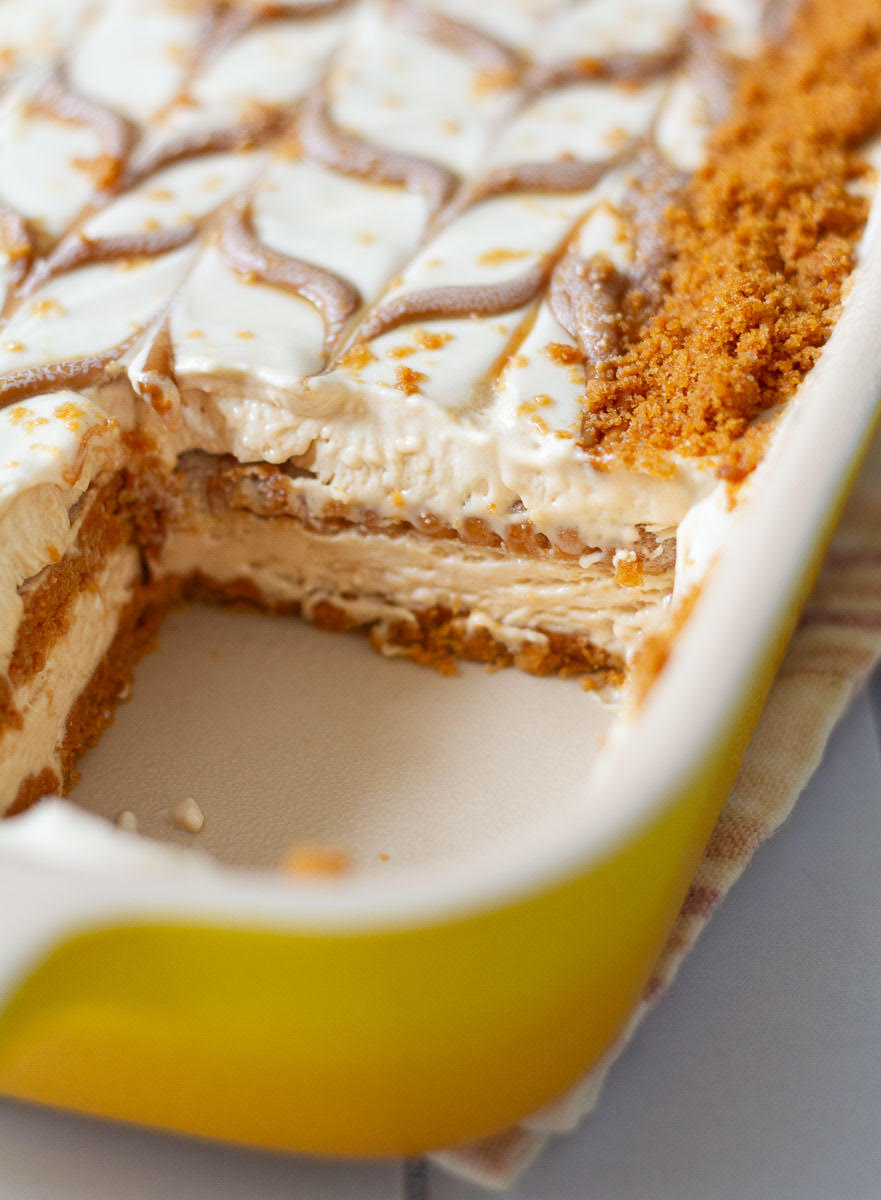 Biscoff Icebox Cake