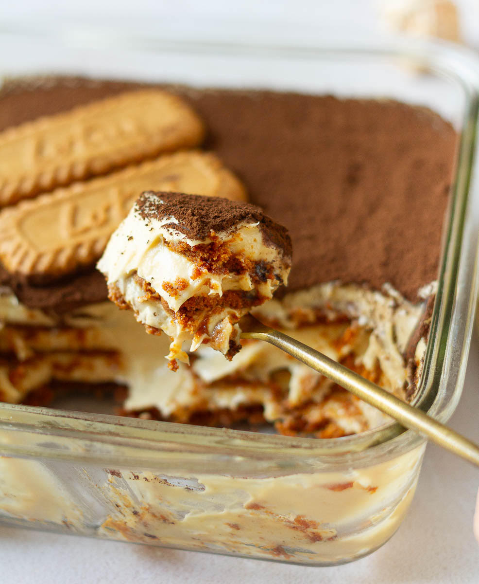 Easy Biscoff Tiramisu