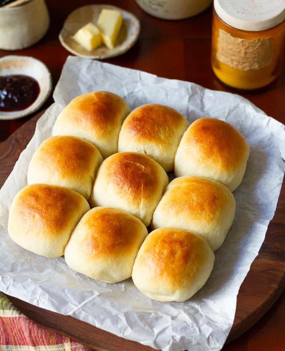 Condensed Milk Bread Rolls