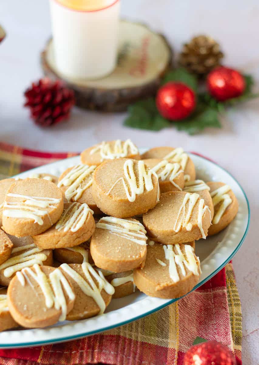 Biscoff Shortbread Cookies