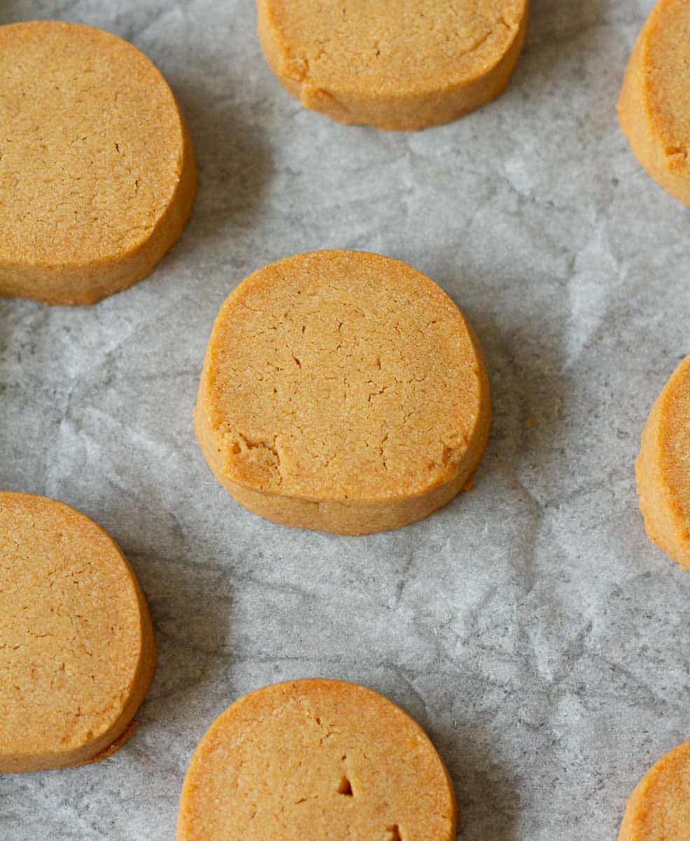 Biscoff Shortbread Cookies