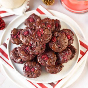 Chocolate Raspberry Brownie Bites