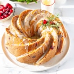 The BEST Cranberry Pound Cake