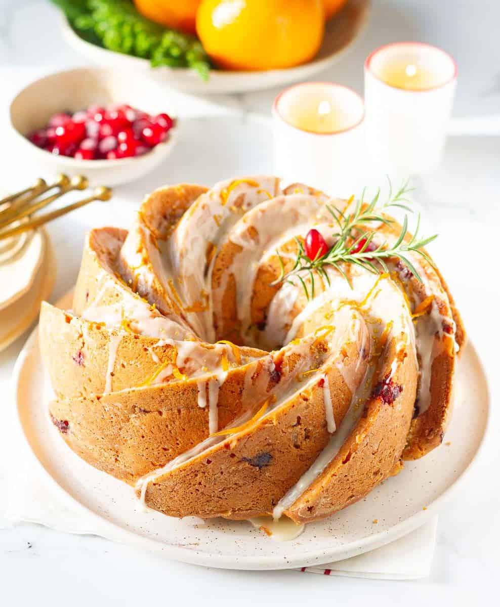 Orange Cranberry Pound Cake