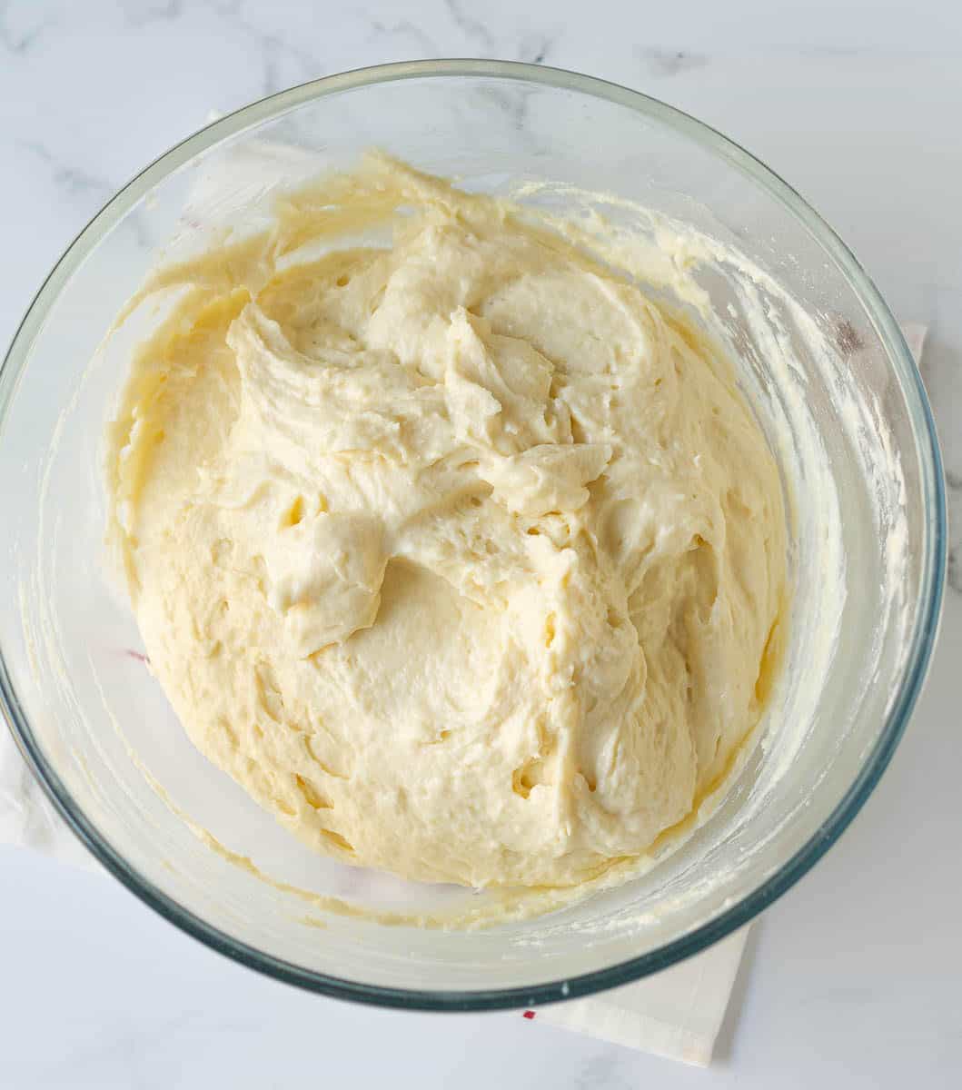 batter for Cranberry Pound Cake