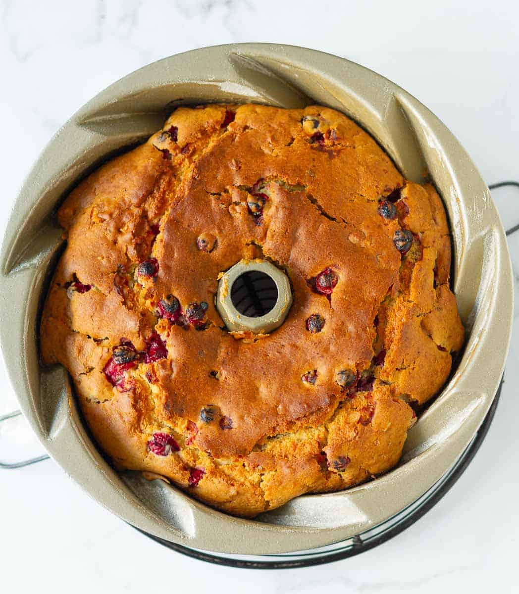 Baked Cranberry Pound Cake